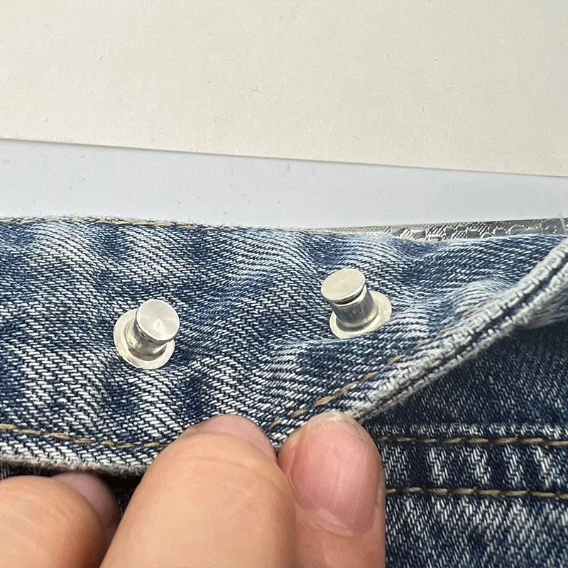 Adjustable Waist Buckle Jean Buttons