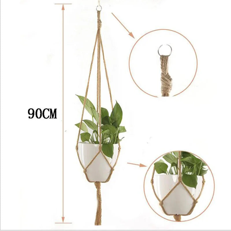 Handmade Macrame Plant Hanger Pot