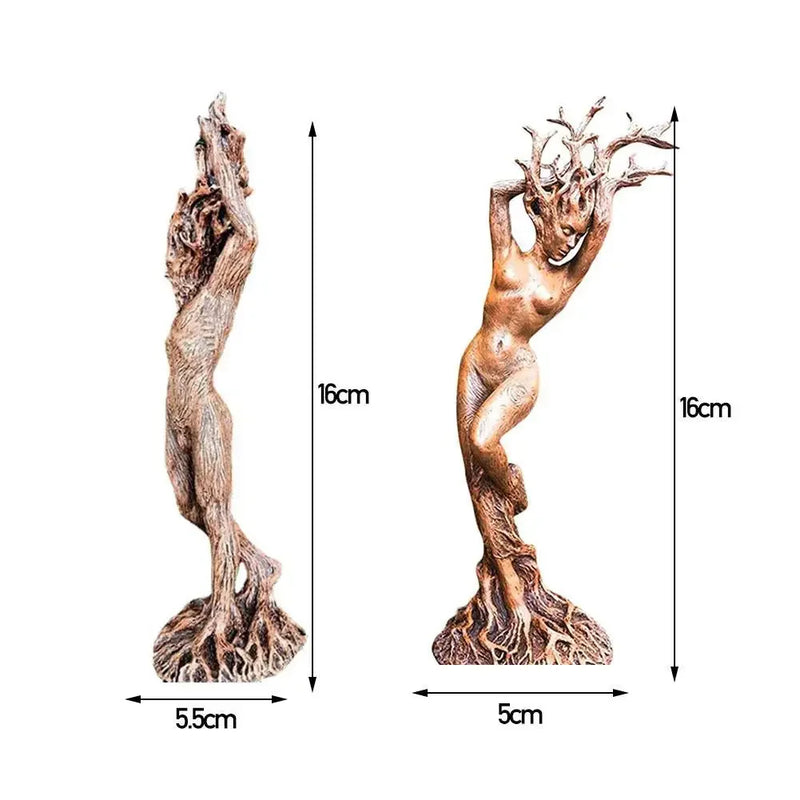 Forest Goddess Statue Resin Ornaments