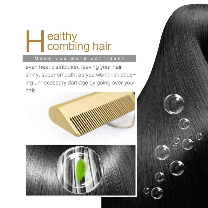 2 in 1 Hair Straightener Comb