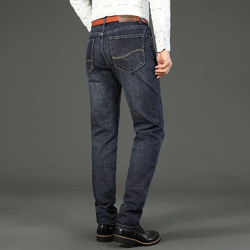 Men's Business Straight Stretch Jeans