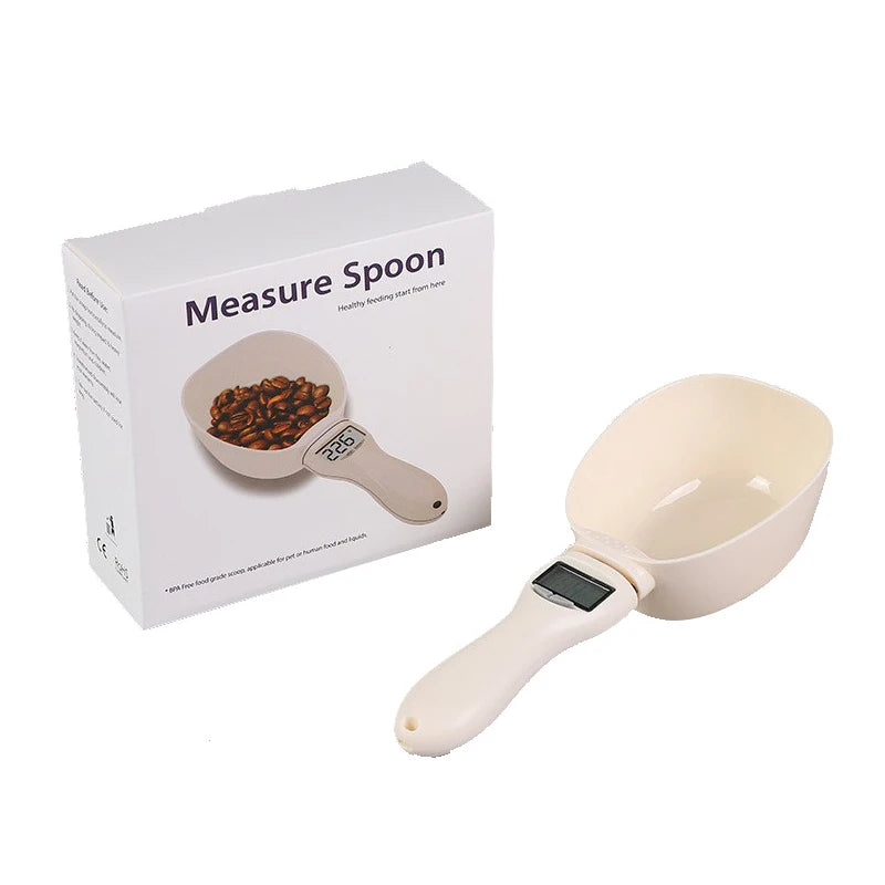 Pet electronic measuring spoon