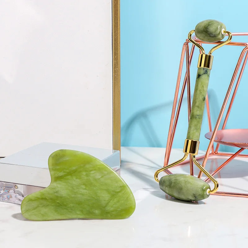 Face Gua Sha Scraper Jade Roller