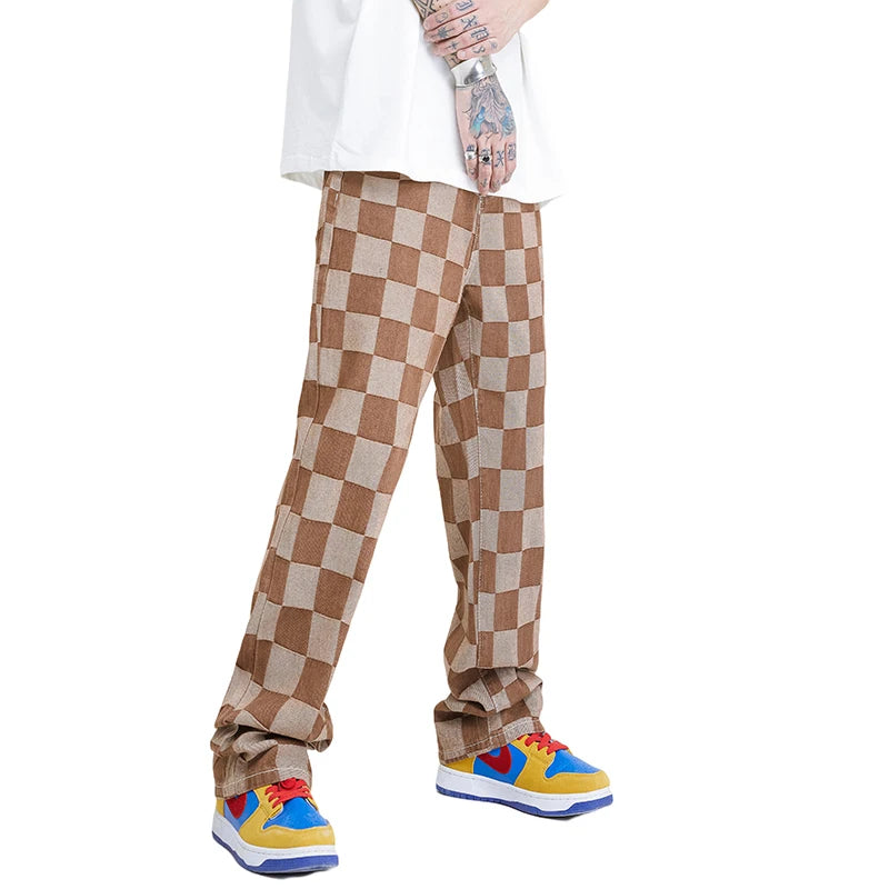 Men's Checkered Trouser