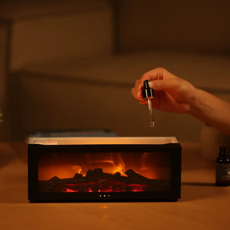 New fireplace flame humidifier