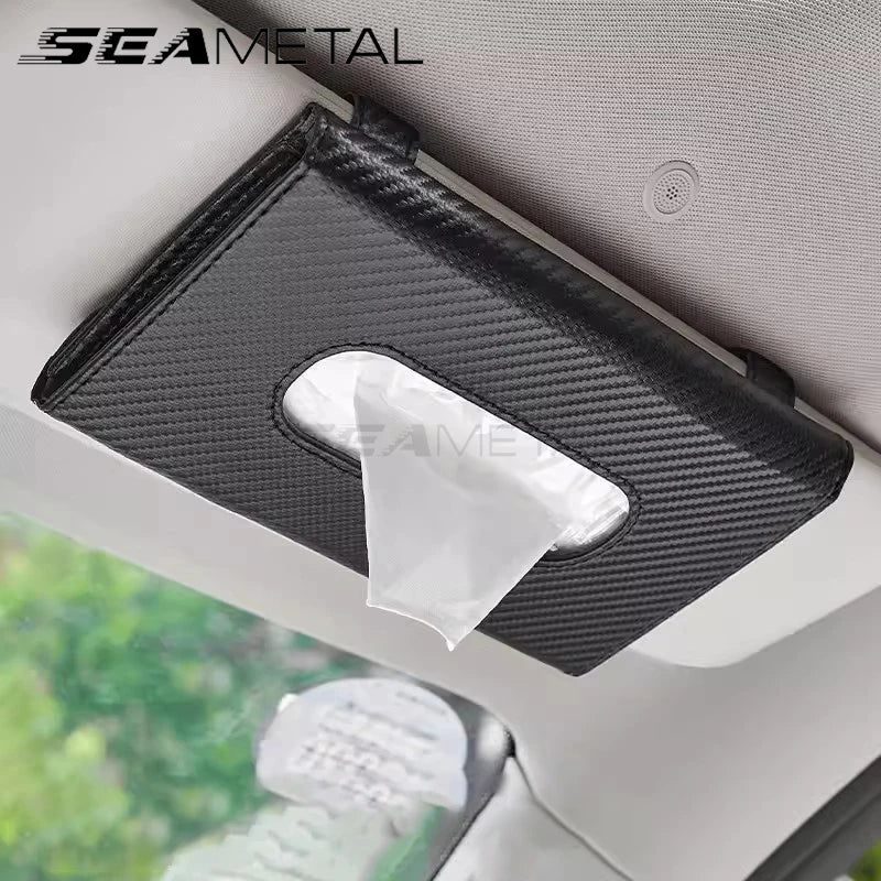 Car Sunshade Plate Tissue Box