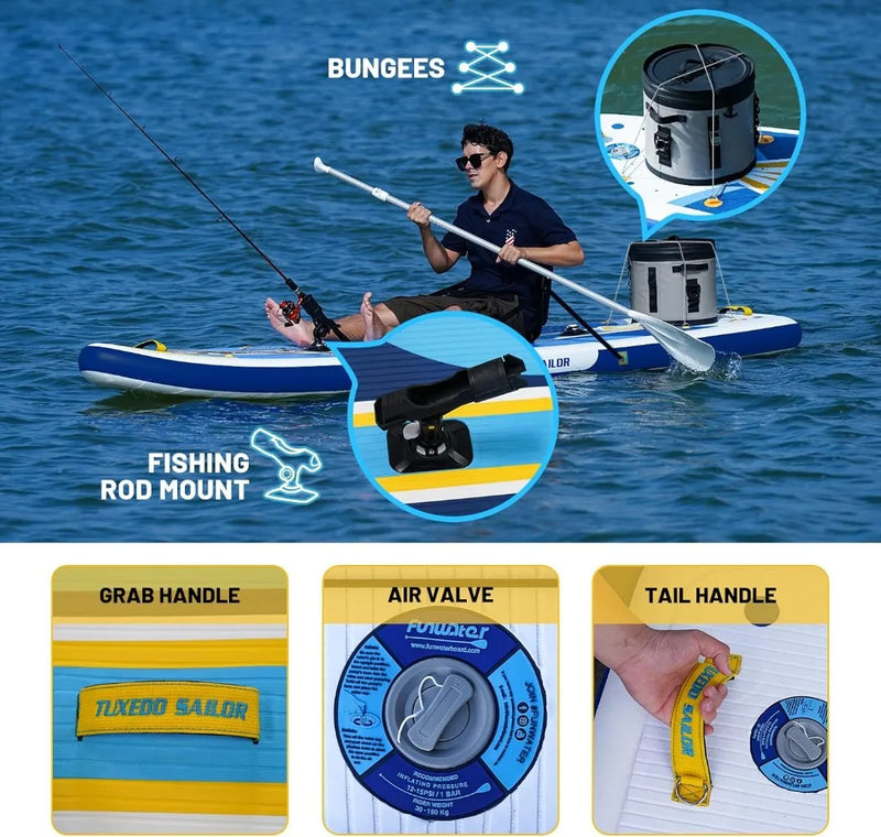 Large Size Inflatable Fishing Kayak