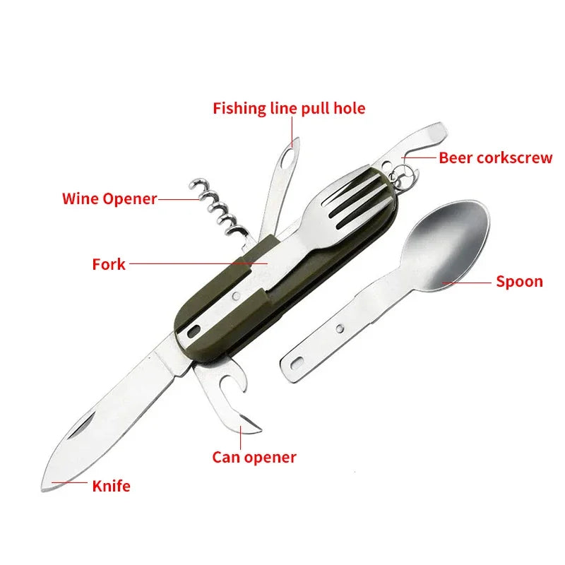 Stainless Steel Camping Tableware