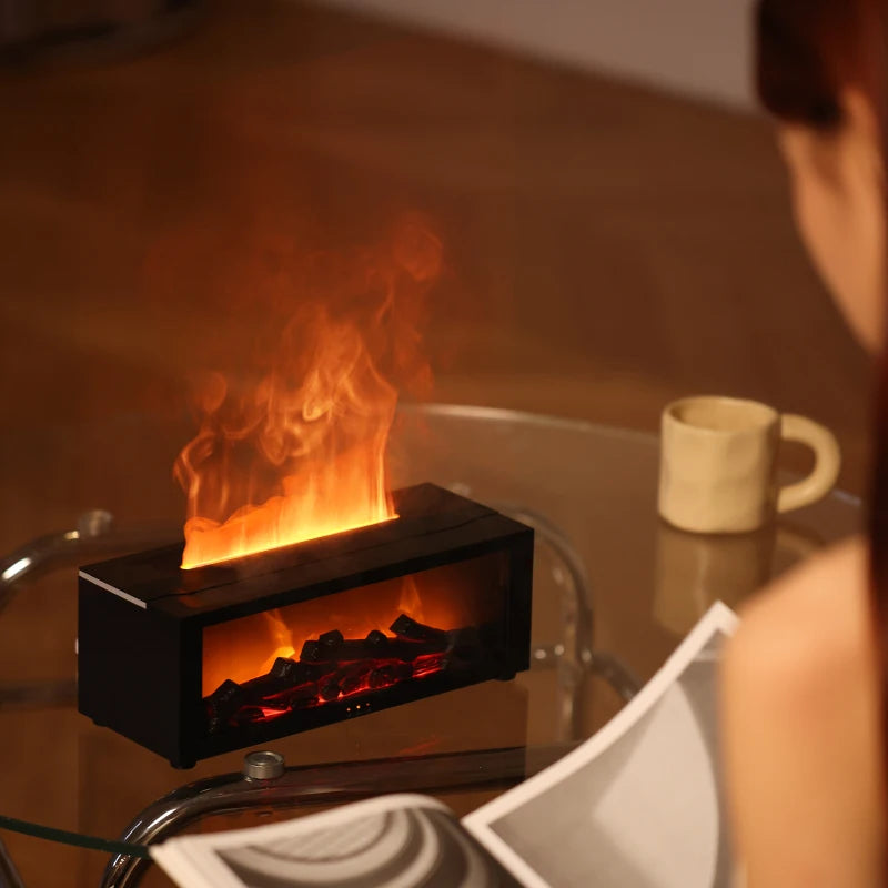 New fireplace flame humidifier