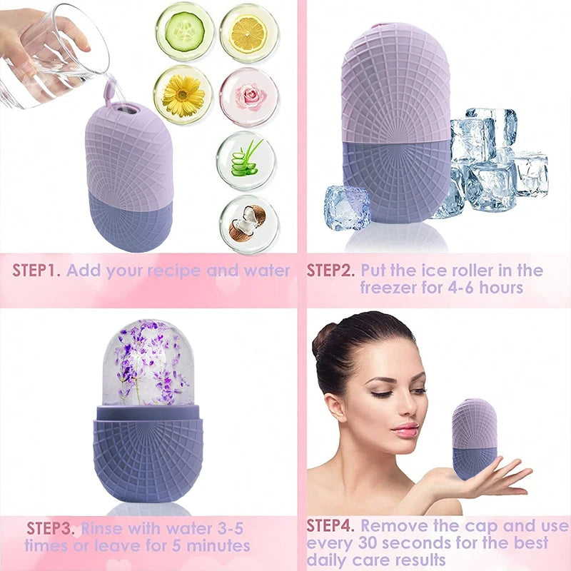 Silicone Facial Ice Roller