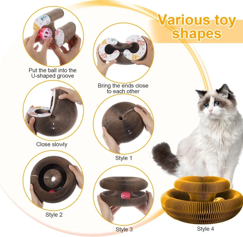 Cat Corrugated Scratching Toy