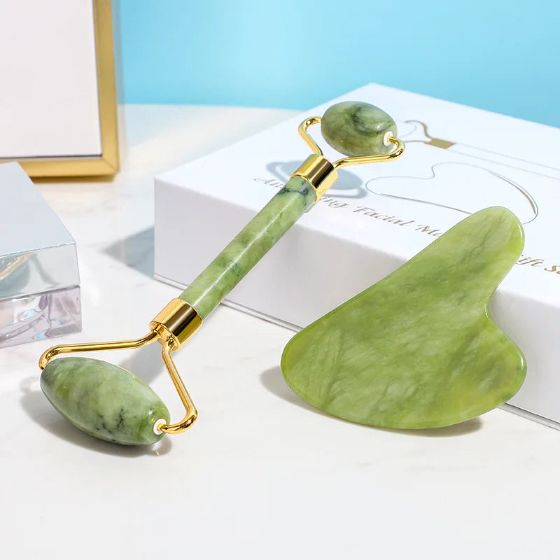 Face Gua Sha Scraper Jade Roller