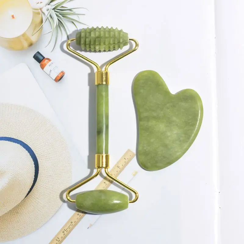 Face Gua Sha Scraper Jade Roller