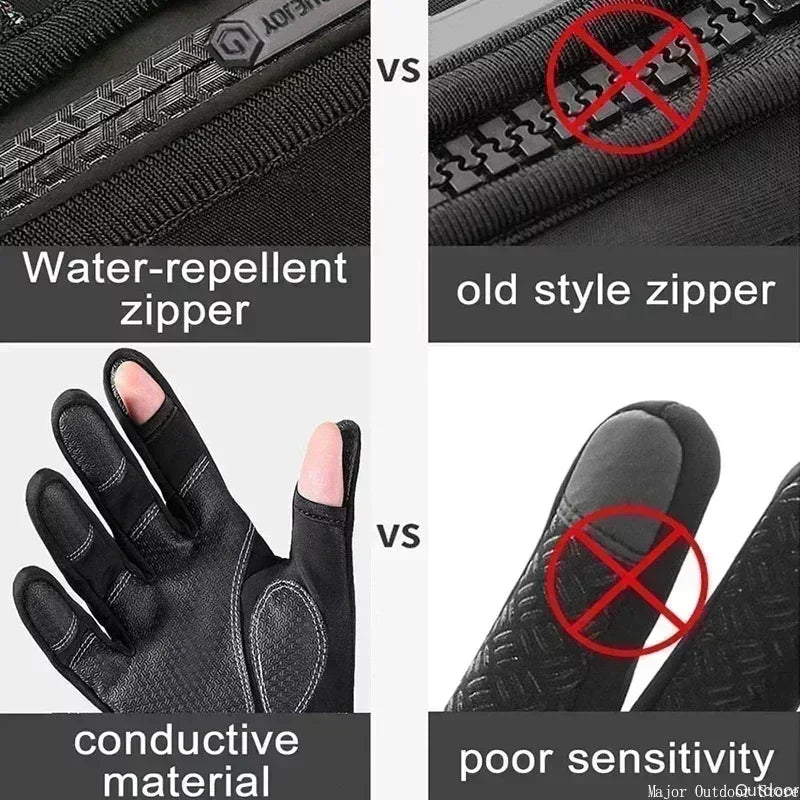 Winter Fishing Warm Gloves