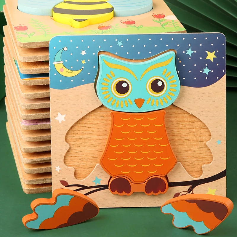 Kids Game 3D Wooden Puzzles