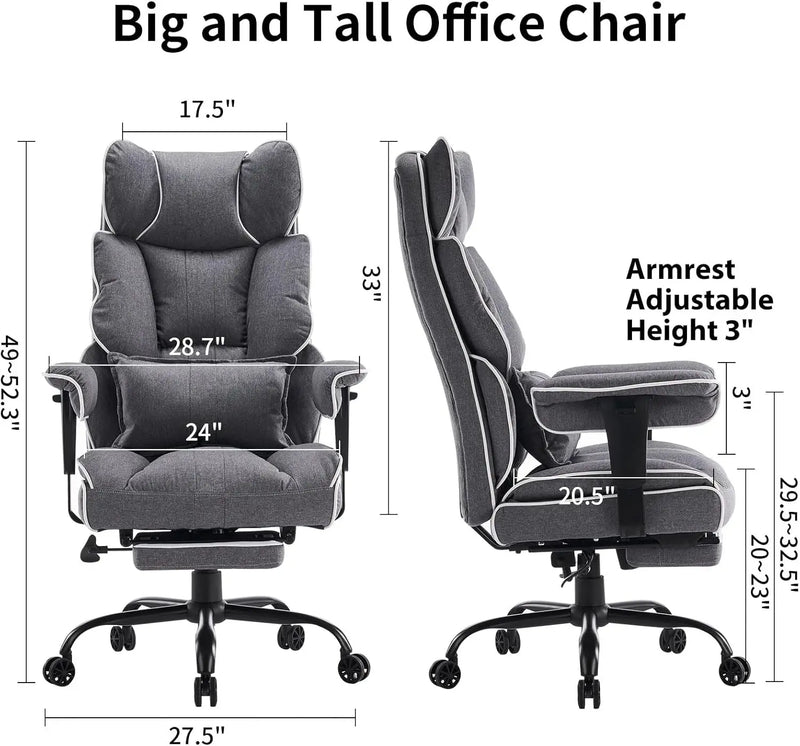 Fabric High Back Executive Office Chair