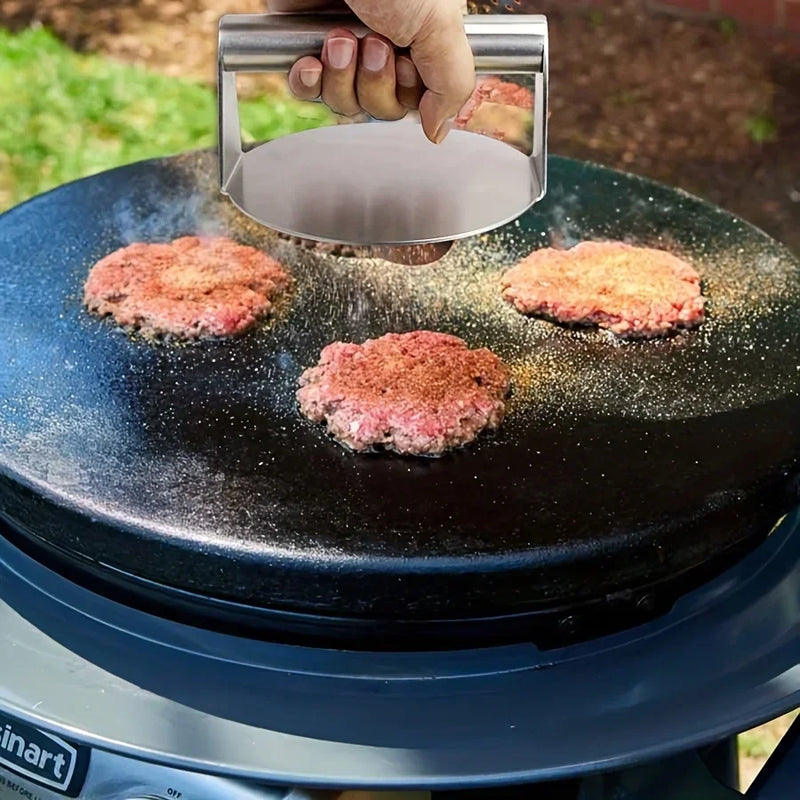 Stainless Steel Burger Press