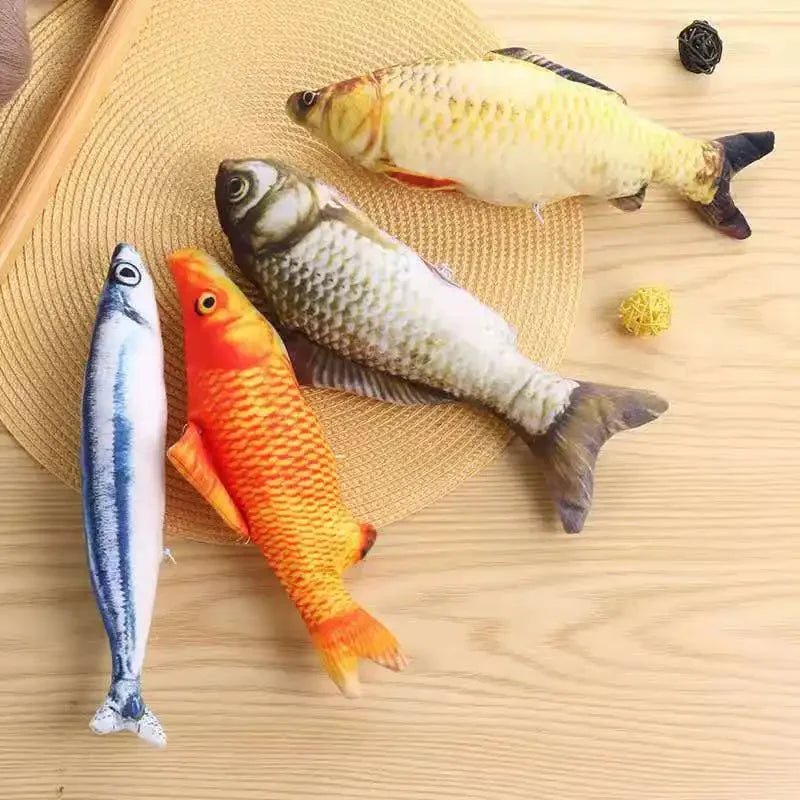 Plush Fish Cat Toy