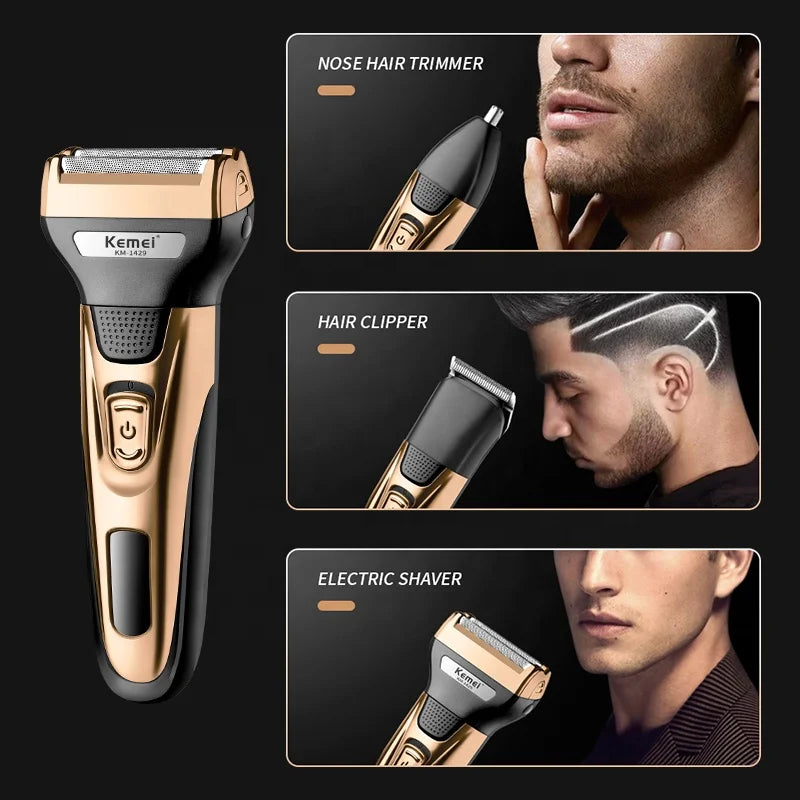 Powerful 3 In 1 Electric Shaver