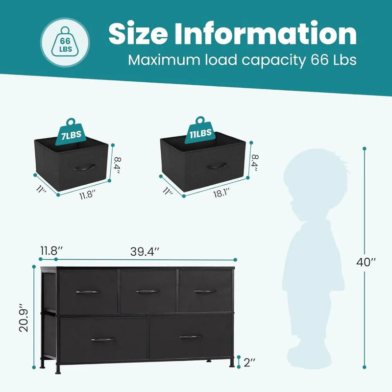 Storage Organizer Bedroom Dresser