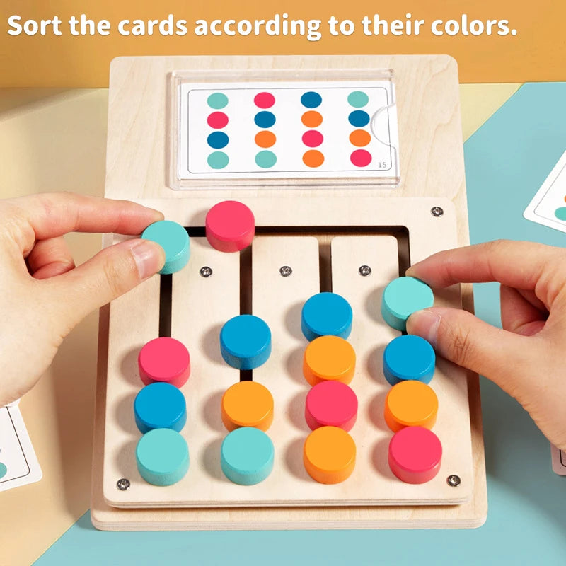 Color Shape Matching Game Board