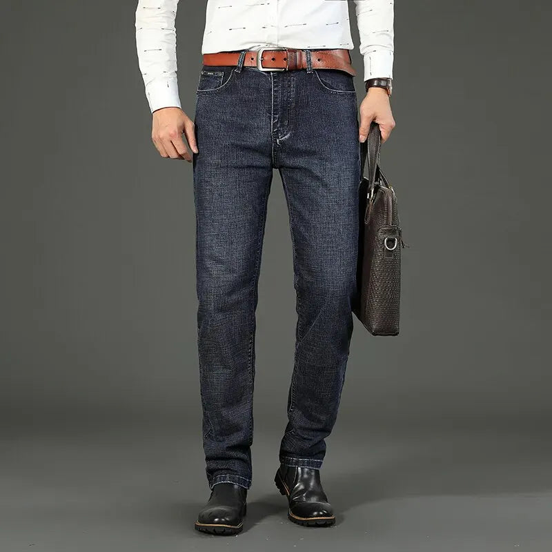 Men's Business Straight Stretch Jeans