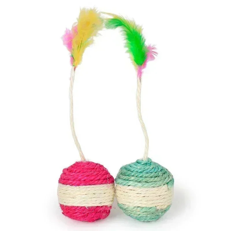 Cat Sisal Scratching Ball Toy