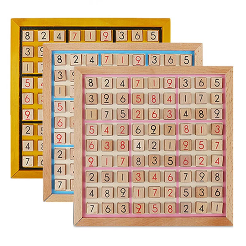 Kids Wooden Sudoku Board