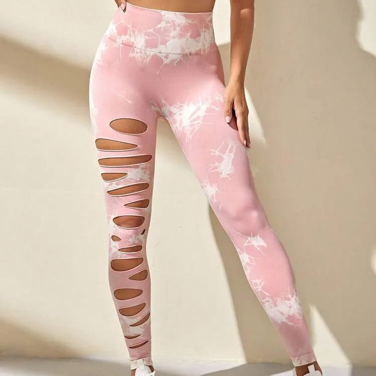 Women Tie Dye Yoga Pant