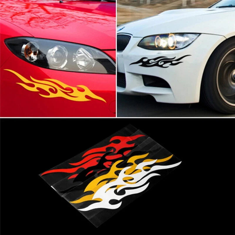 Car Modified Flame Reflective Sticker