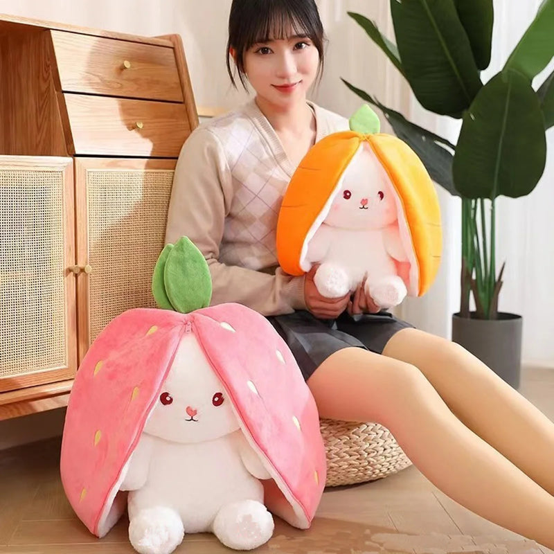 Kawaii Fruit Transfigured Bunny Plush Toy