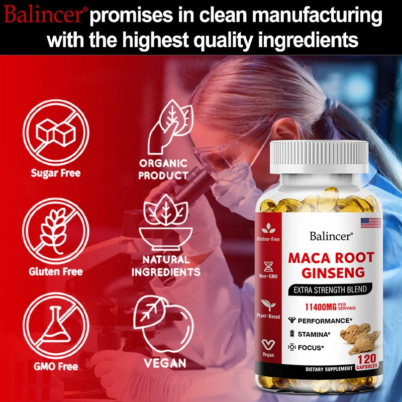 Organic Maca Root Energy Supplement