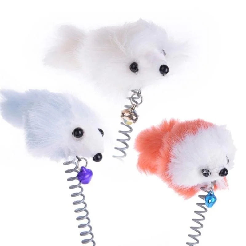 Cat Stick Feather Rod Mouse Toy