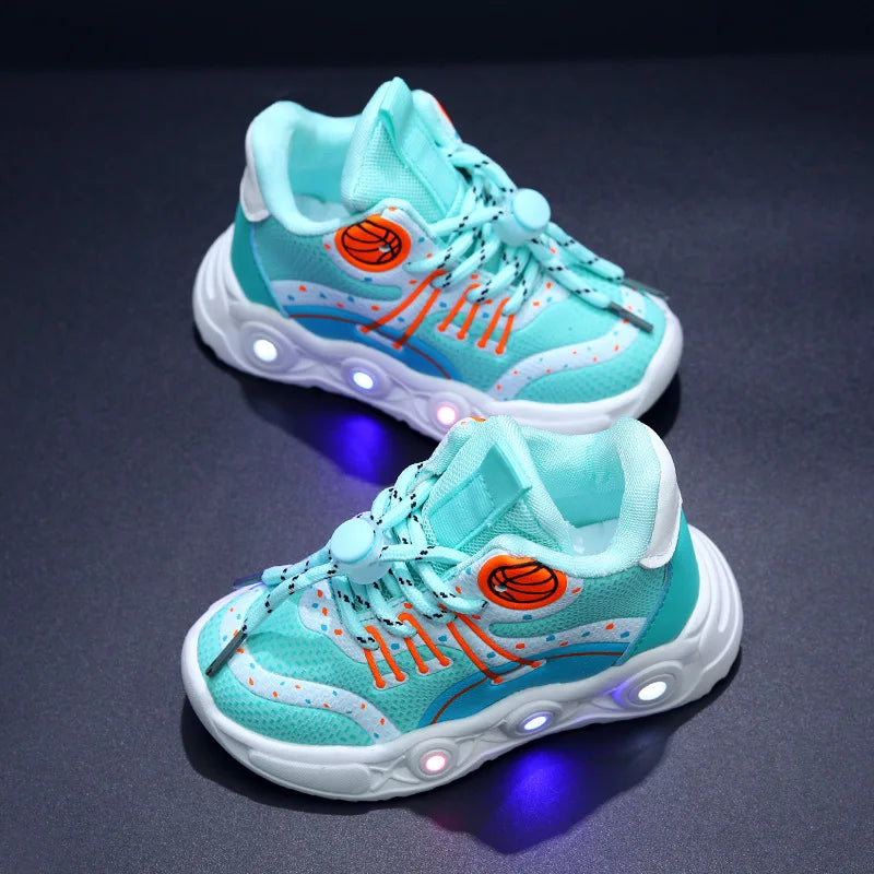 LED Children's Basketball Shoes