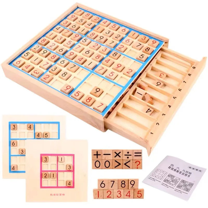 Kids Wooden Sudoku Board