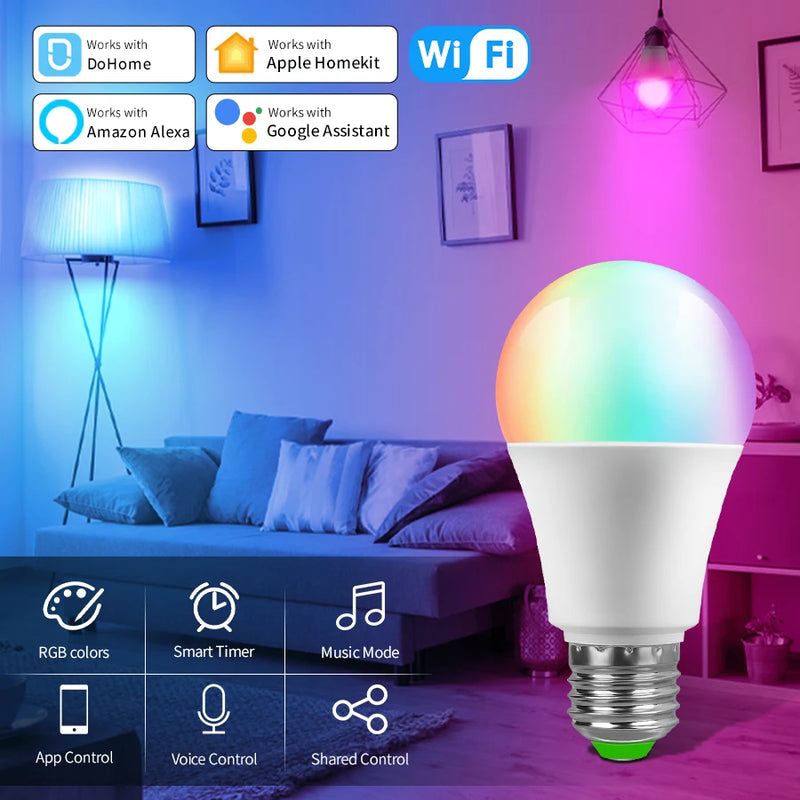 Homekit Alexa E27 Led Bulb