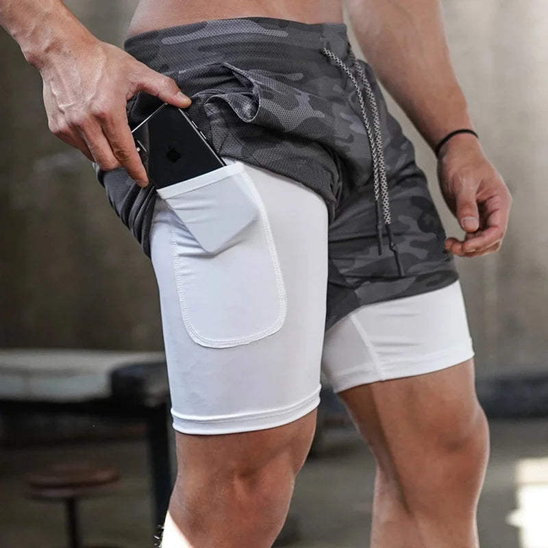 Gym 2 In 1 Workout  Short