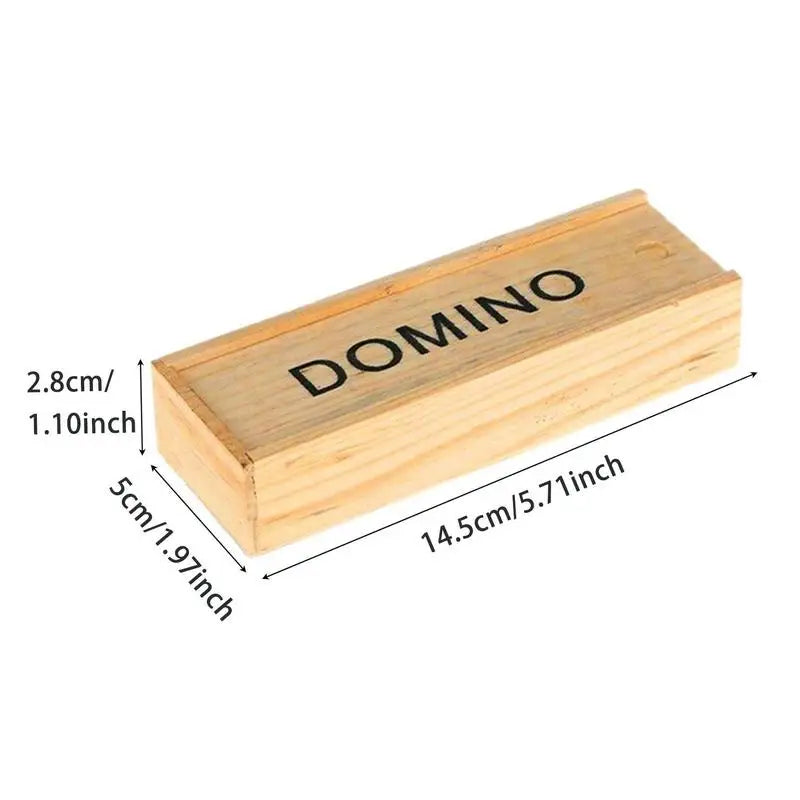 Kid Wooden Domino Board Games