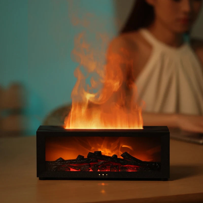 New fireplace flame humidifier