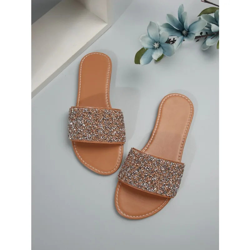 Glitter Bling Summer Slipper