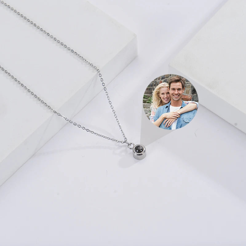 Custom Photo Necklace Projection Necklace