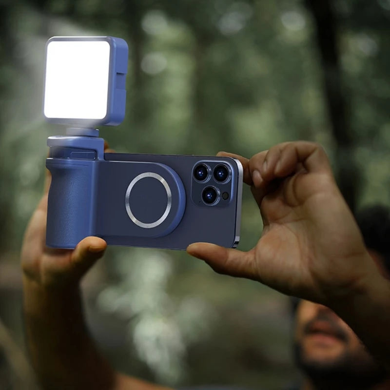 Smartphone Holder Selfies Shutter Grip