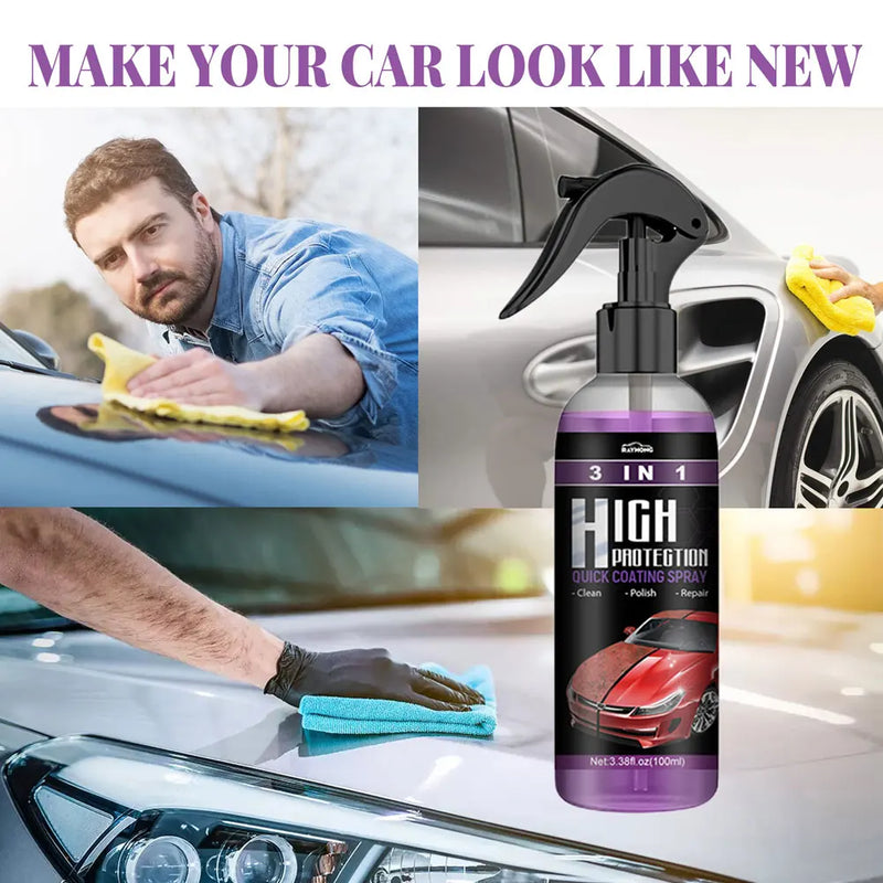 3 In 1 Car Ceramic Coating Spray