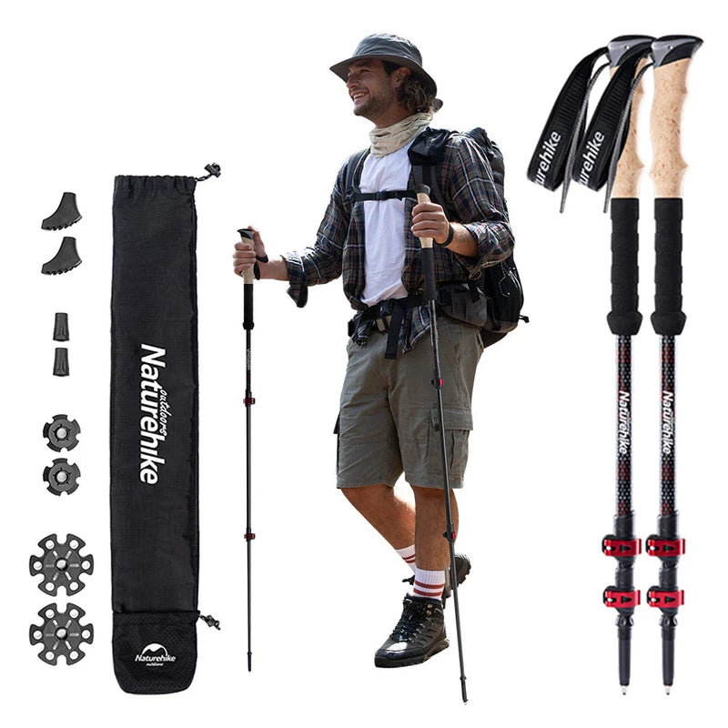 Carbon Fiber Collapsible Telescopic Stick