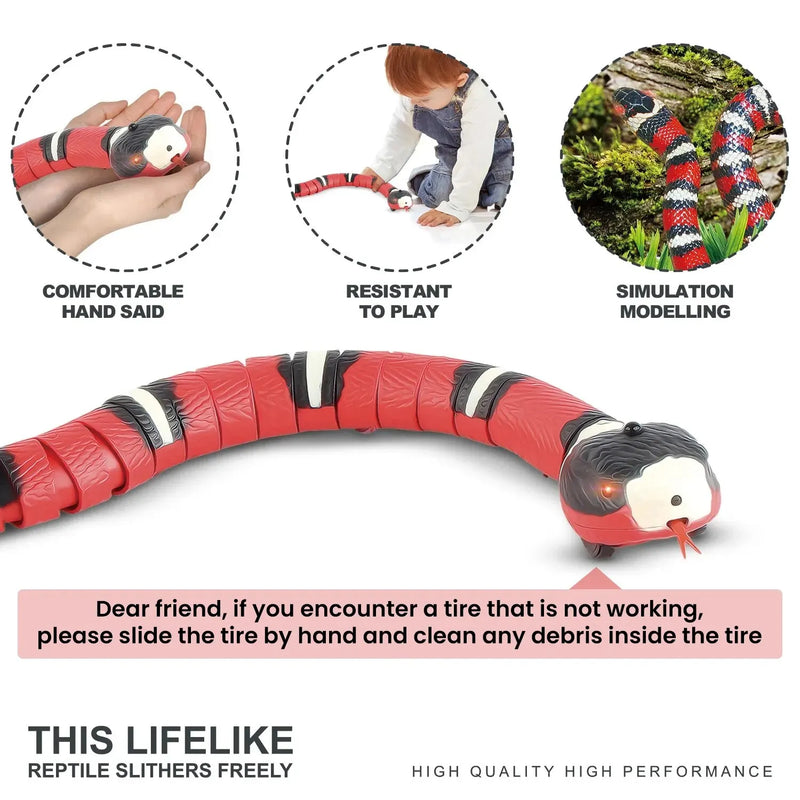 Interactive Cat Snake Toy