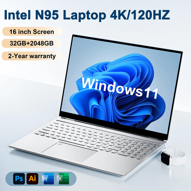 NEW 4K HD 120HZ Display 16'' Laptop