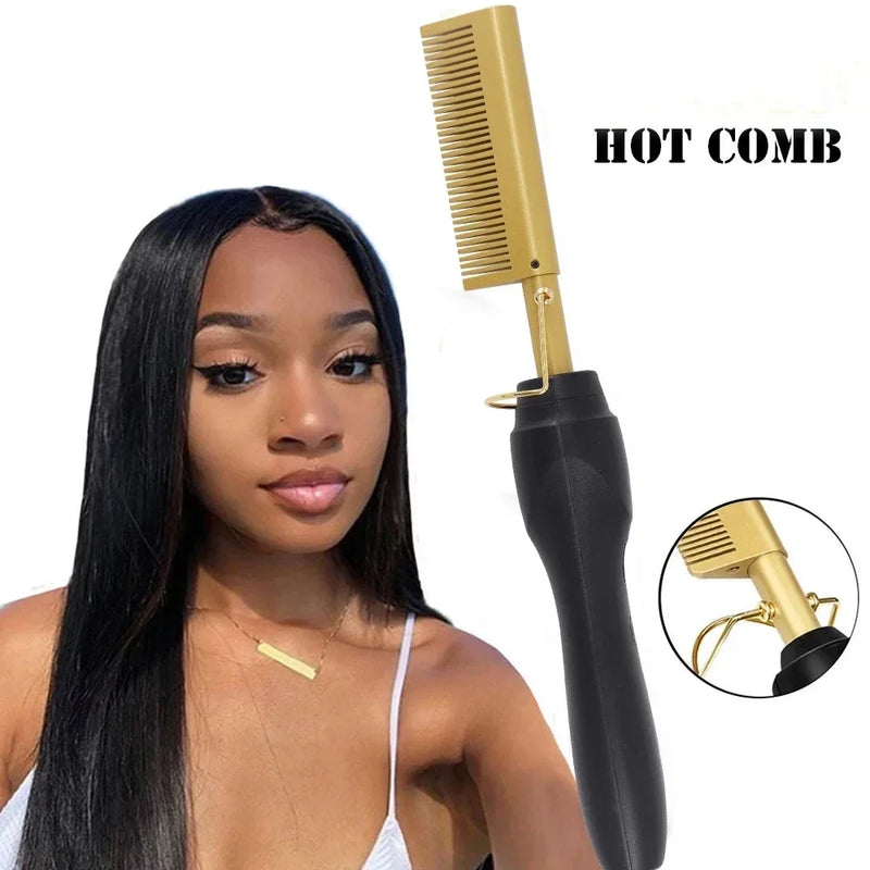 2 in 1 Hair Straightener Comb