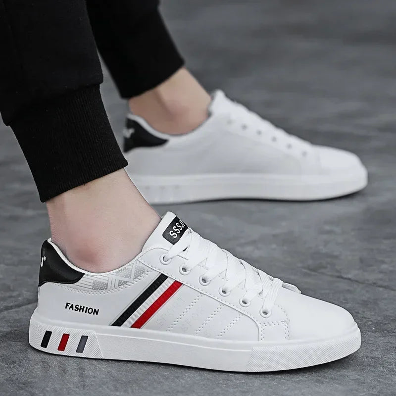 Men's Lightweight PU Leather Sneaker