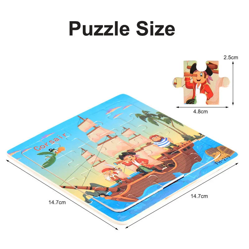 Baby 3d Animal Vehicle Puzzle