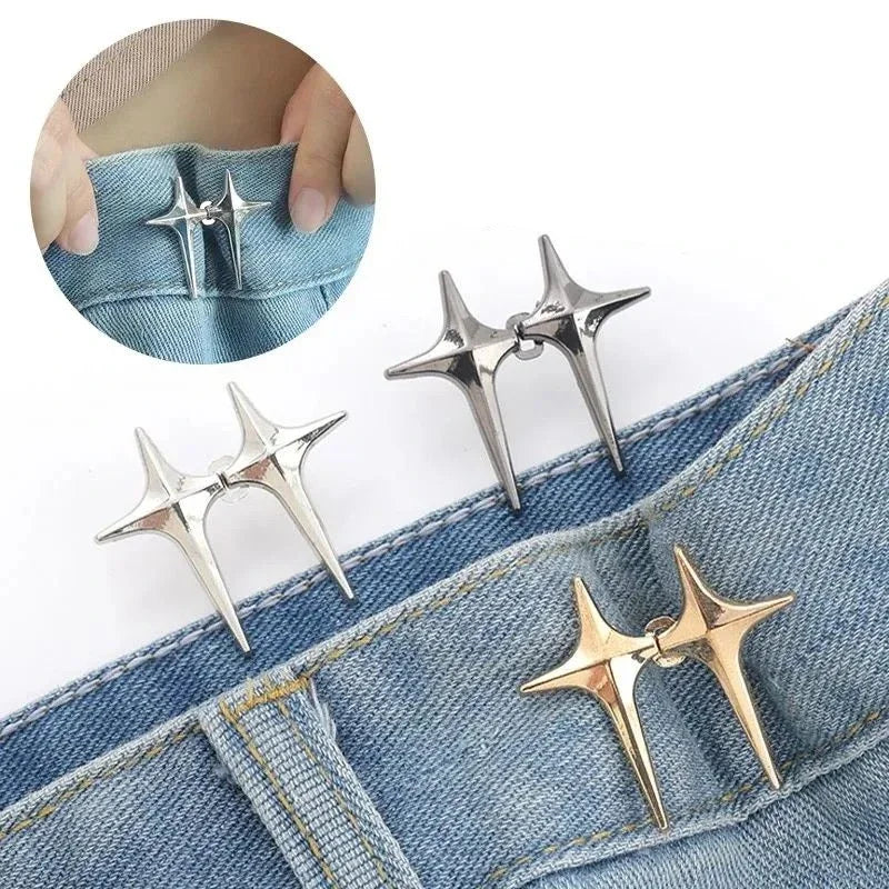 Adjustable Waist Buckle Jean Buttons